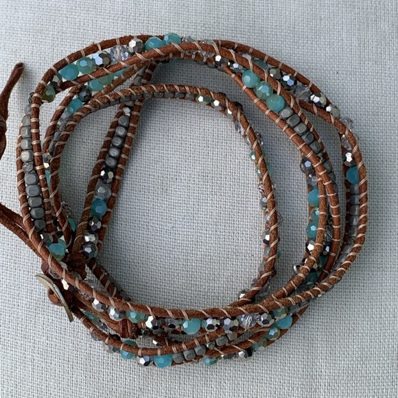 Nakamol beaded leather bracelet - Picture 4 of 4